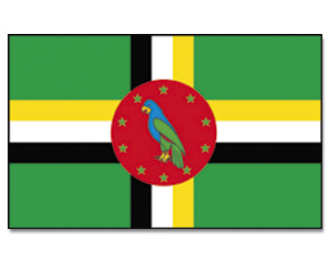 Fahne Dominica 90 x 150